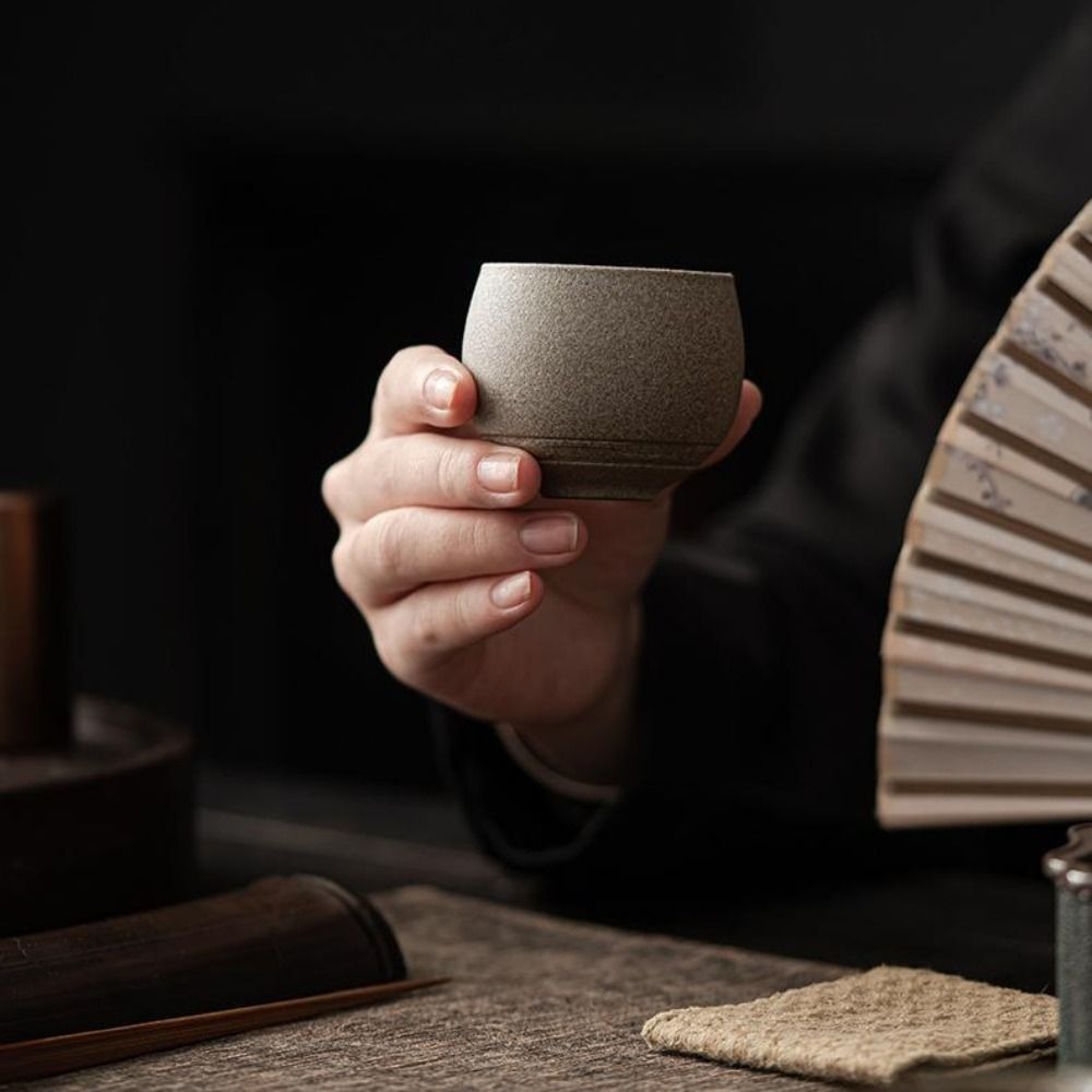 Japanese Tea - Kung Fu Theeservies Japans Steengoed Theekop