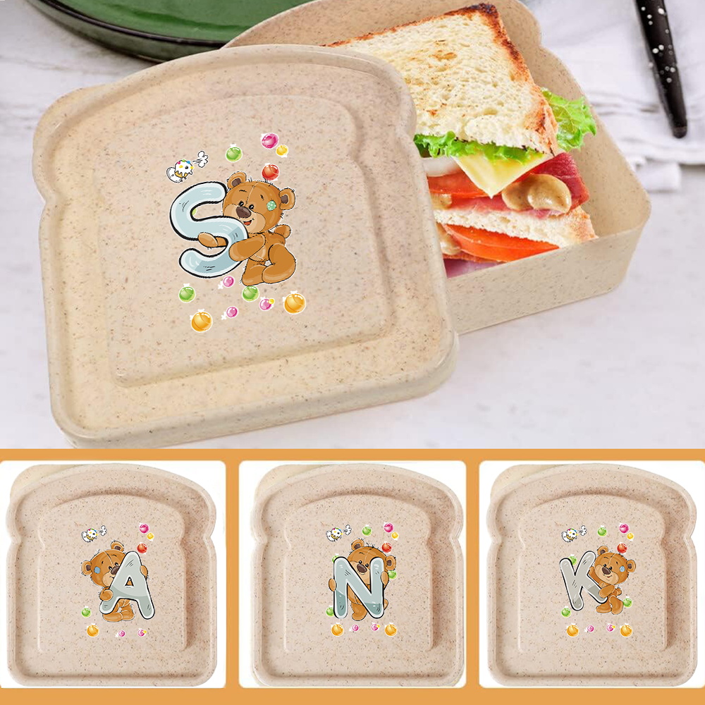 Bento Box - Toast Bento Opbergdoos Afsluitbare Herbruikbare Sandwich