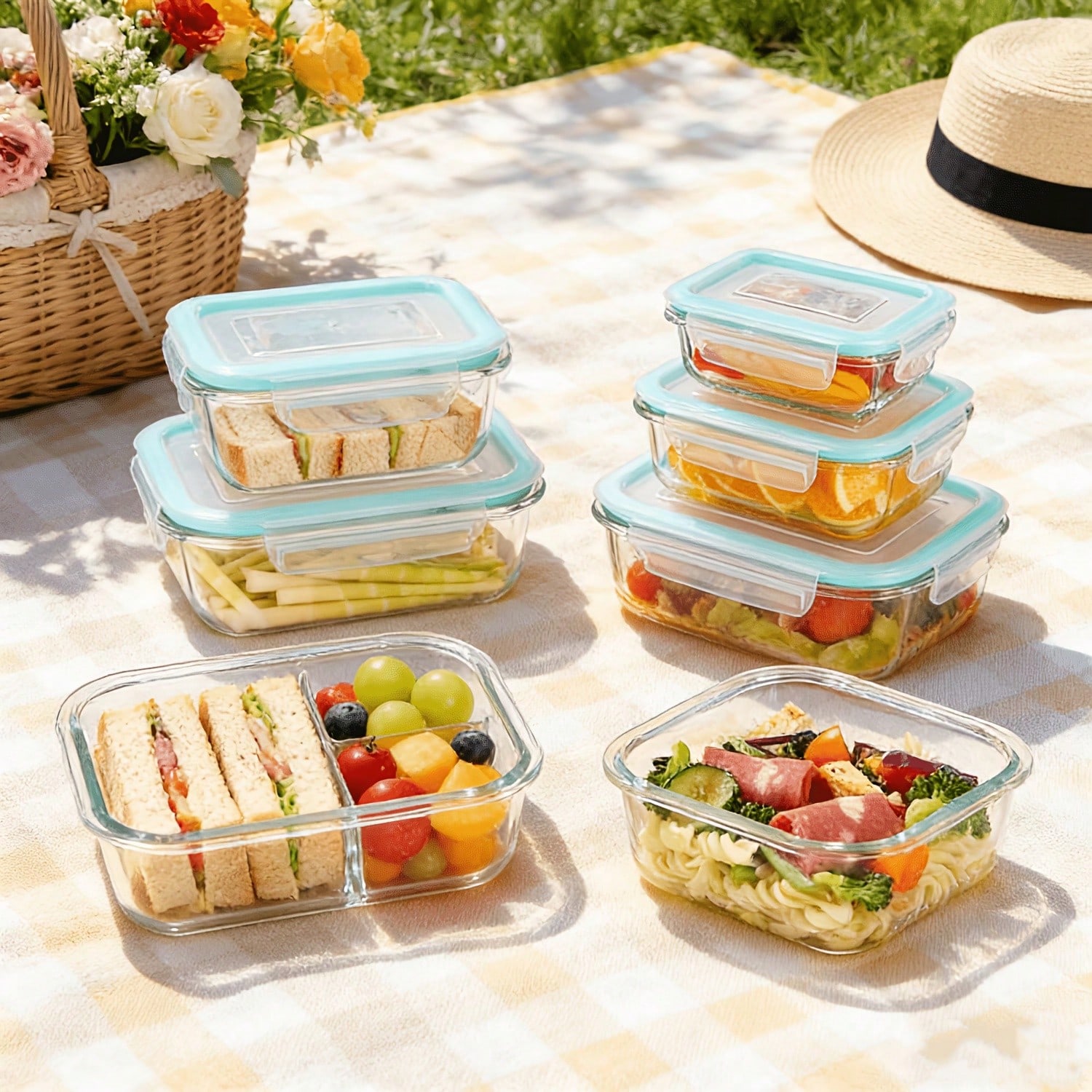 20 stuks afsluitbare glazen vo - Bento Box recensie en prijs