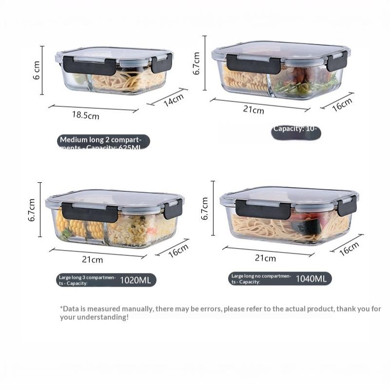 Lekvrije glazen voorraaddozen  - Bento Box recensie en prijs