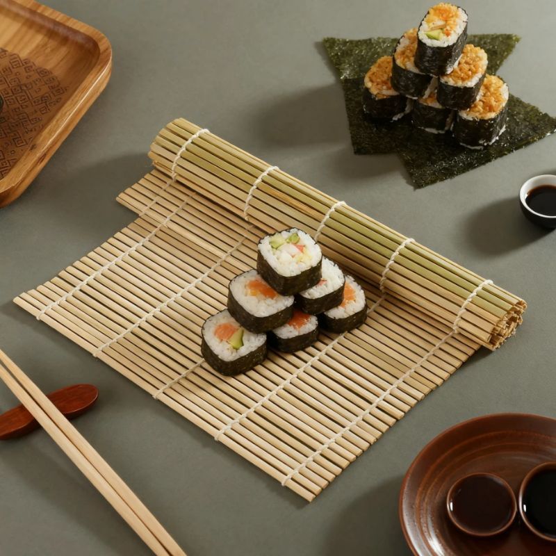 Natuurlijke Bamboe Sushi Mat V - Sushi Making Kit recensie en prijs