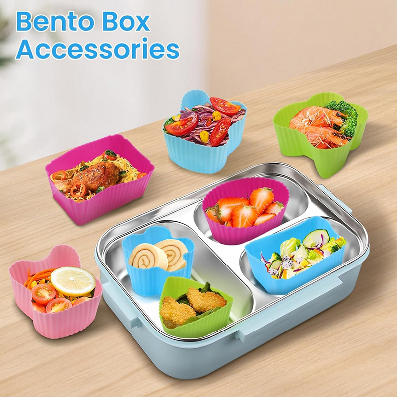 8PCS Siliconen Lunchbox Verdel - Bento Box recensie en prijs