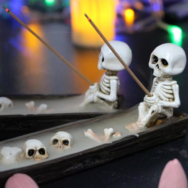 Schedelboot wierookhouder, uni - Incense Holder recensie en prijs