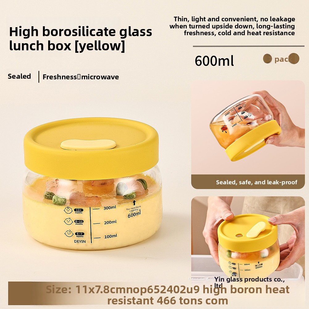 Glazen voedselopslagcontainer  - Bento Box recensie en prijs